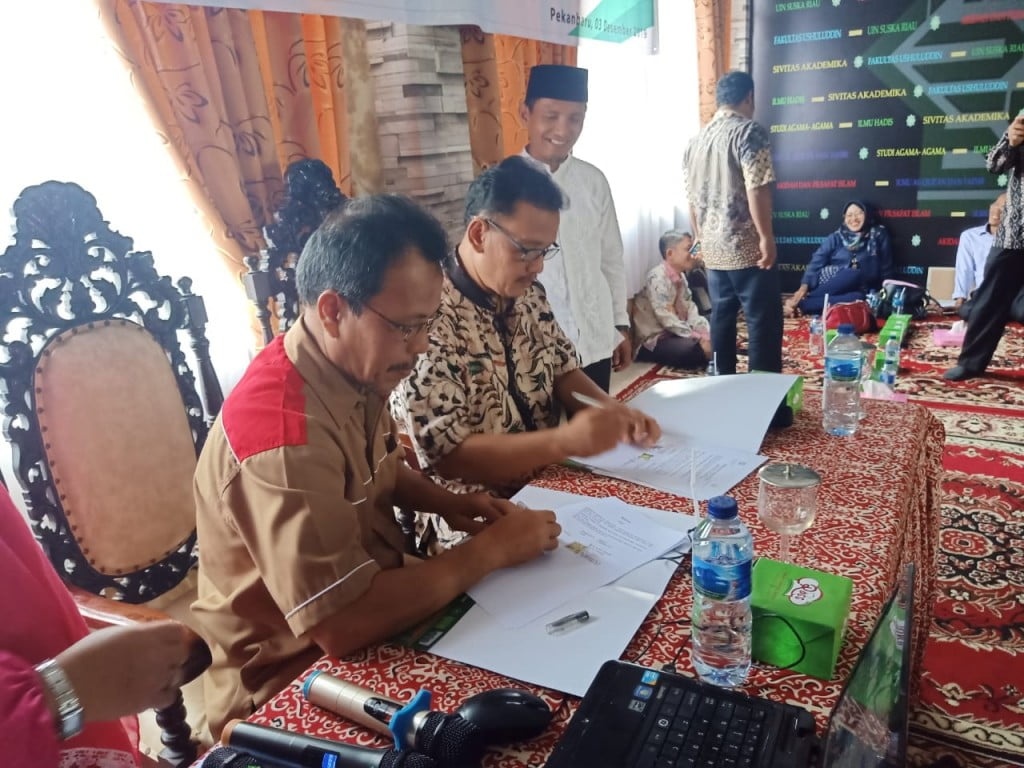 MoU FU UIN Suska Riau dengan FU UIN Suka Yogjakarta